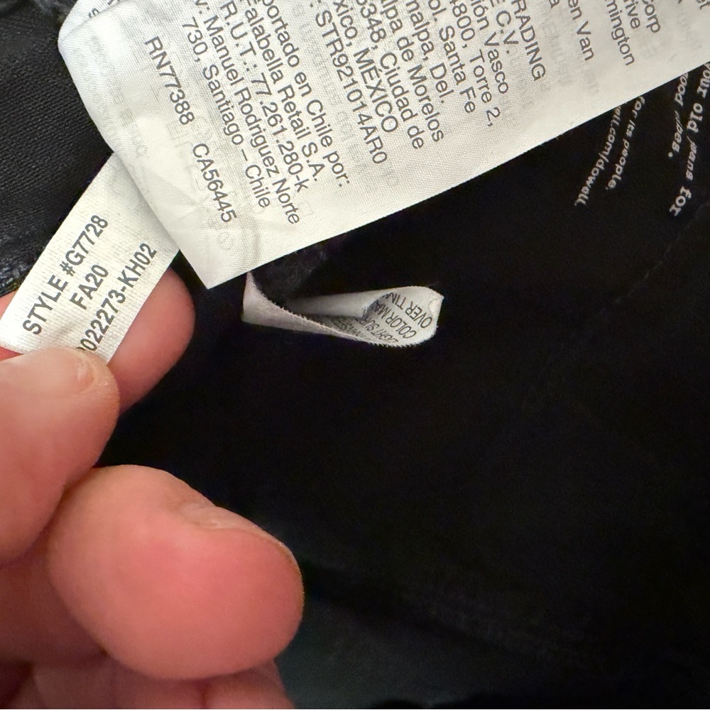 Madewell Roadtripper Skinny Jeans in Black size 31T Tall - Picture 15 of 15